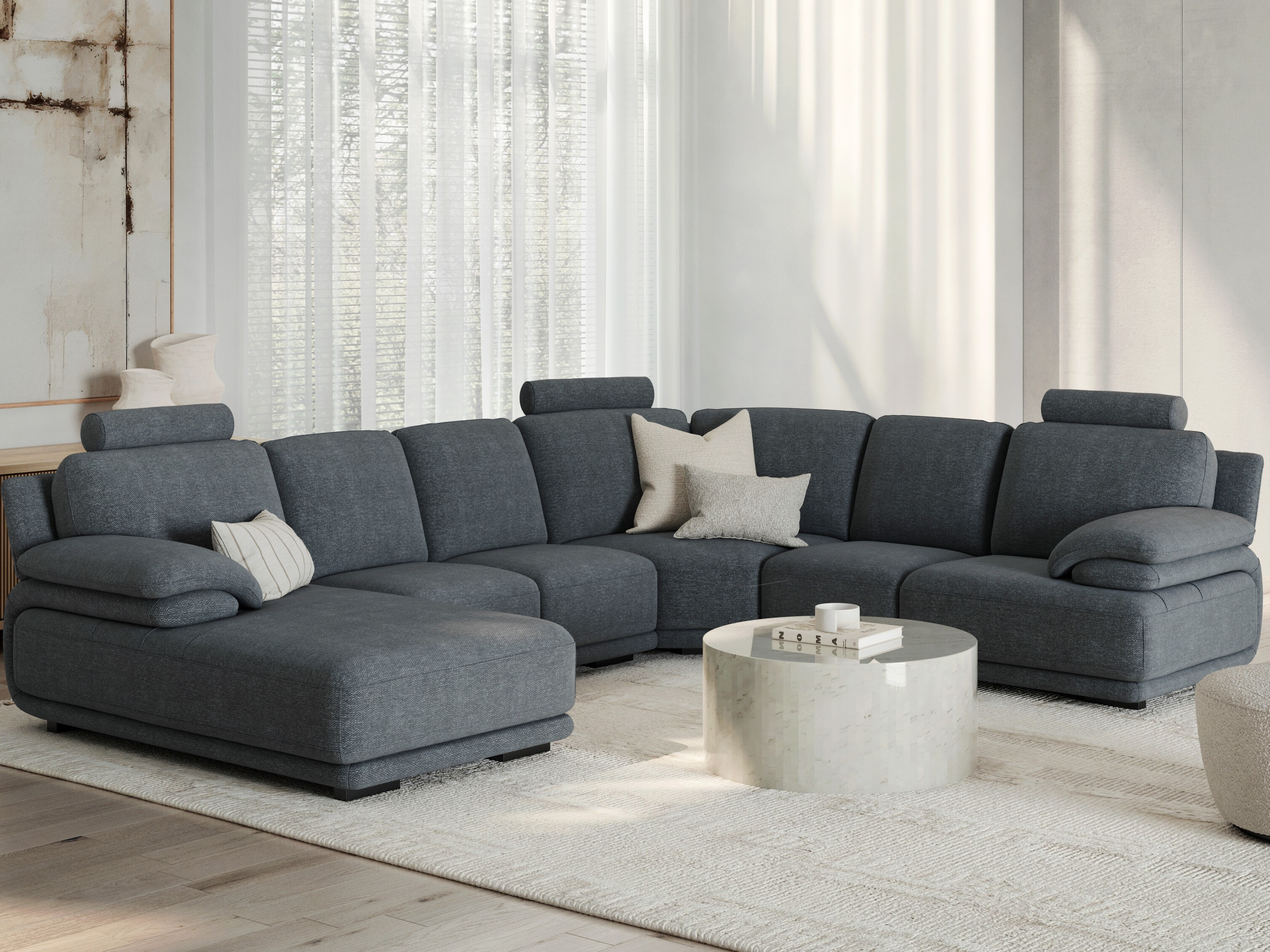 Juliet Fabric Modular Lounge Option A