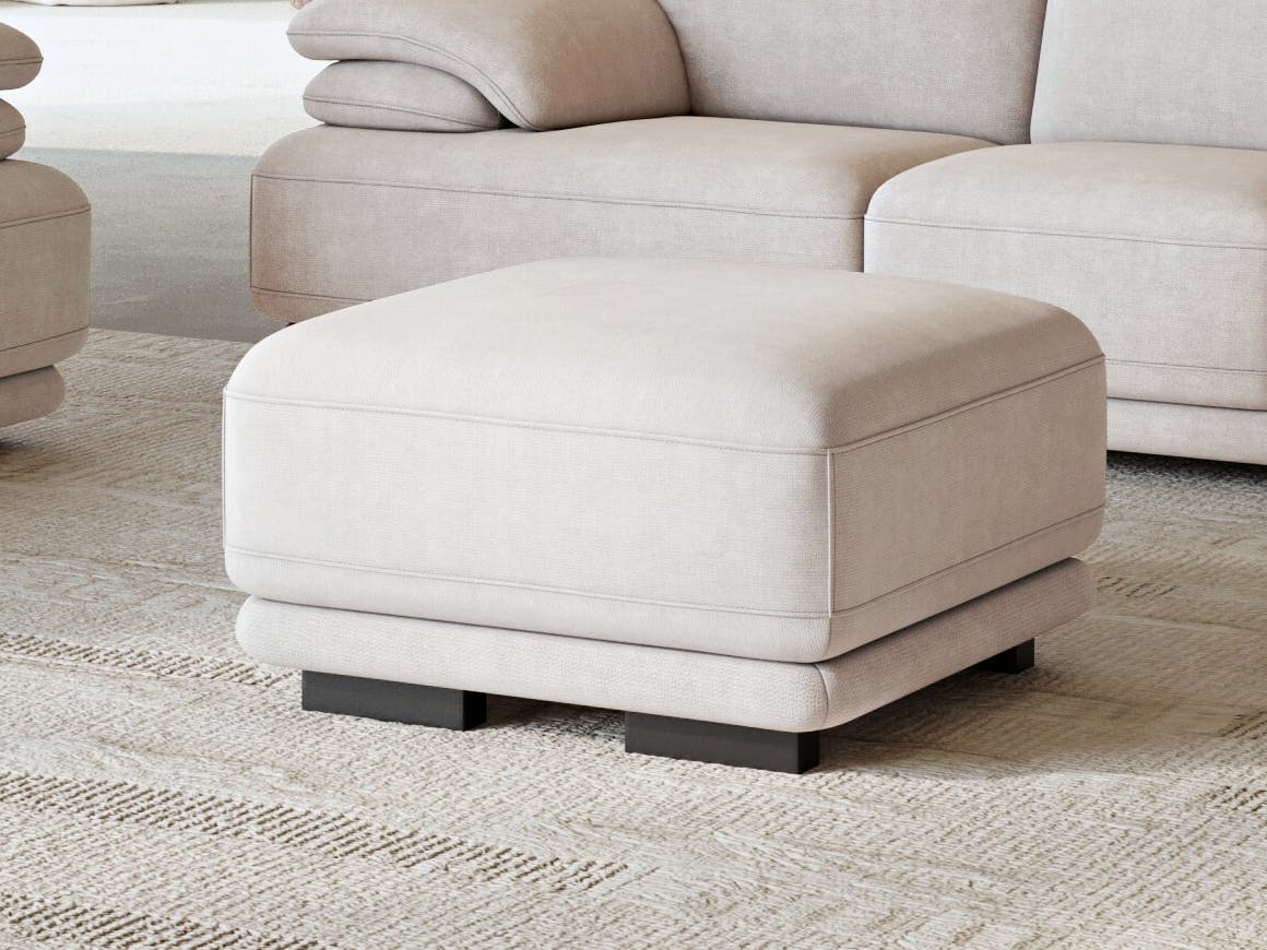 Juliet Fabric Ottoman 75x75x45