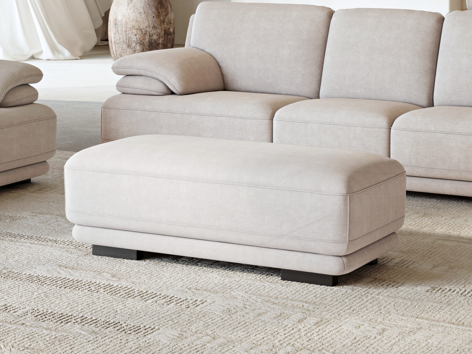 Juliet Fabric Ottoman 60x120x45