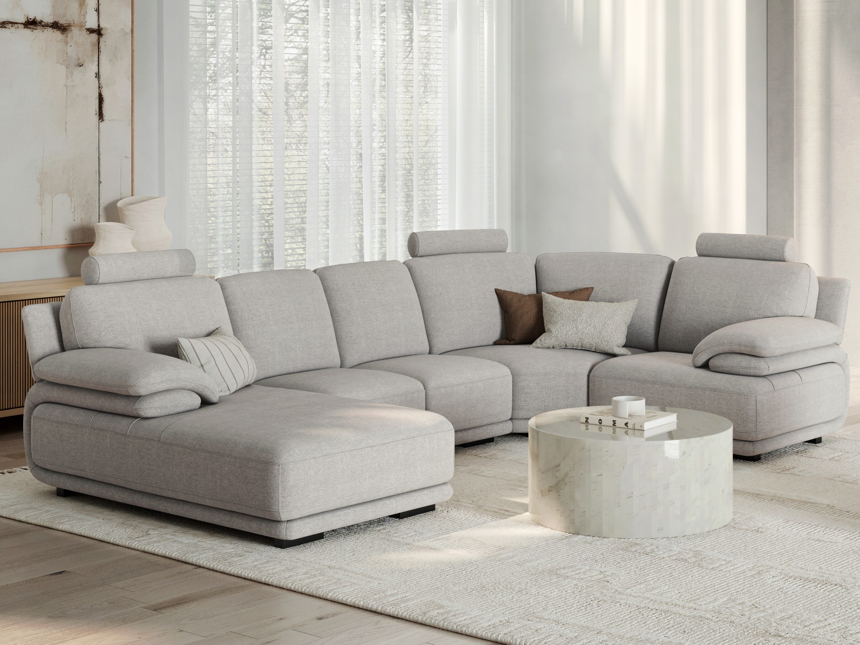 Juliet Fabric Modular Lounge Option C