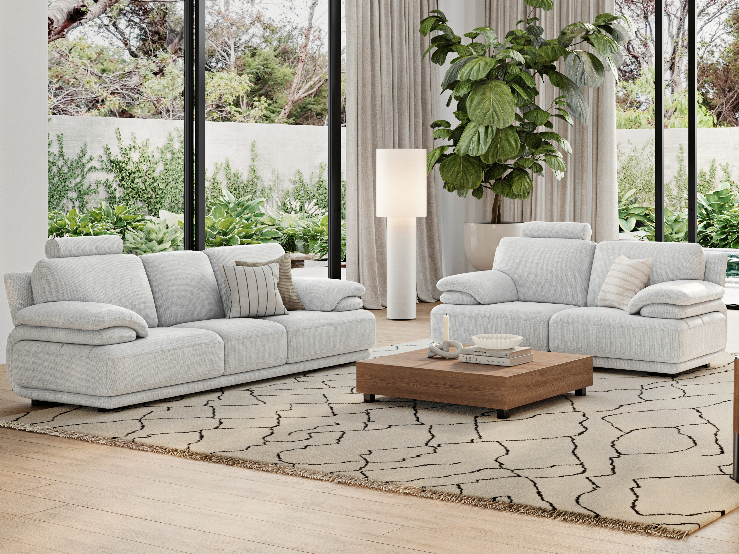 Juliet Fabric Sofa Suite 3 + 2 2