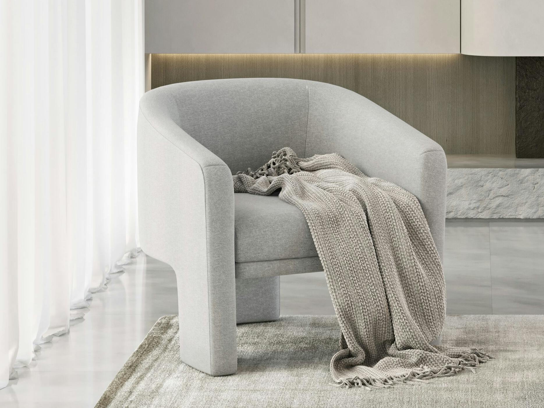 Cue Fabric Accent Chair