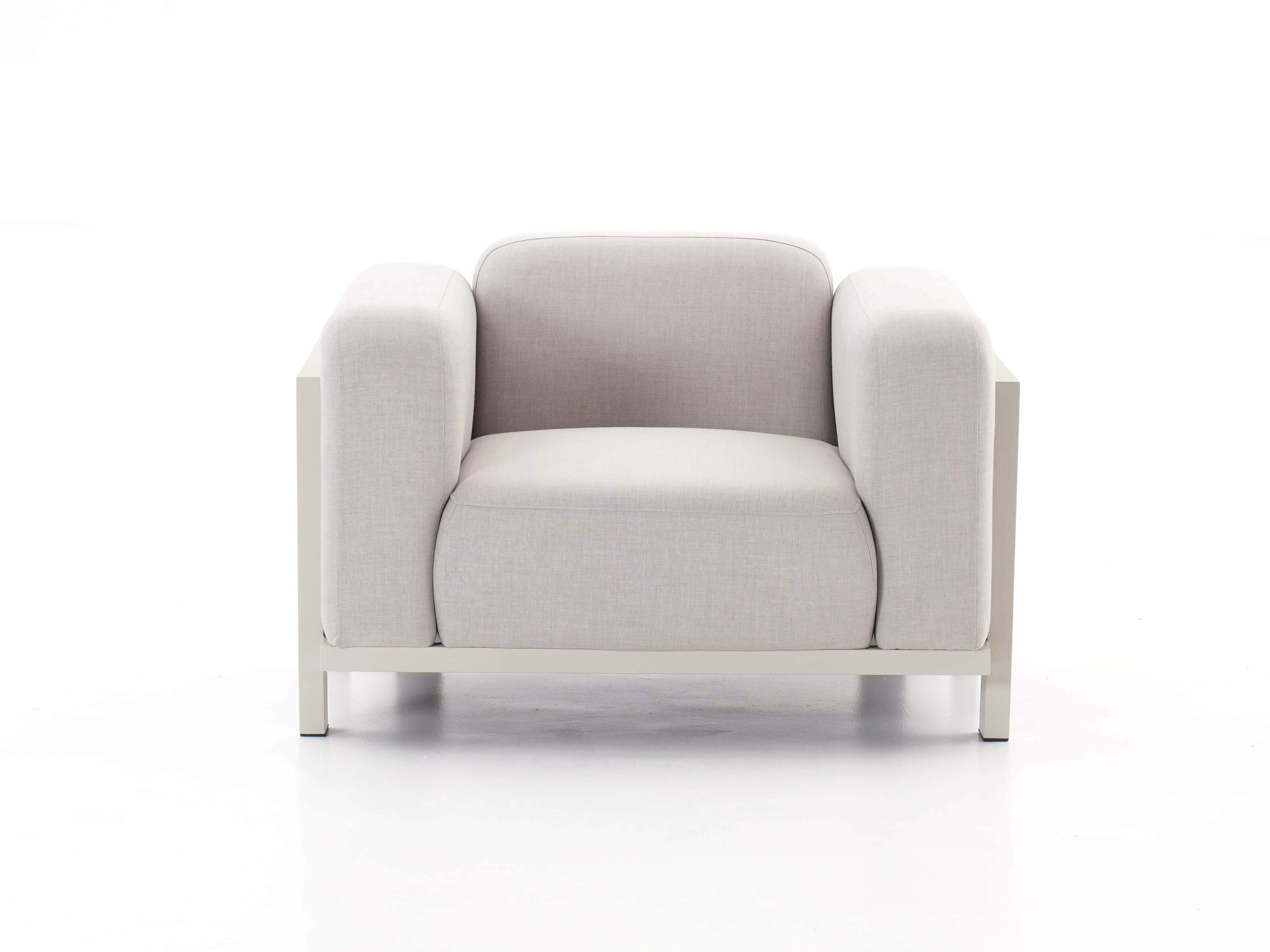 Noosaville Beige Outdoor Fabric Armchair