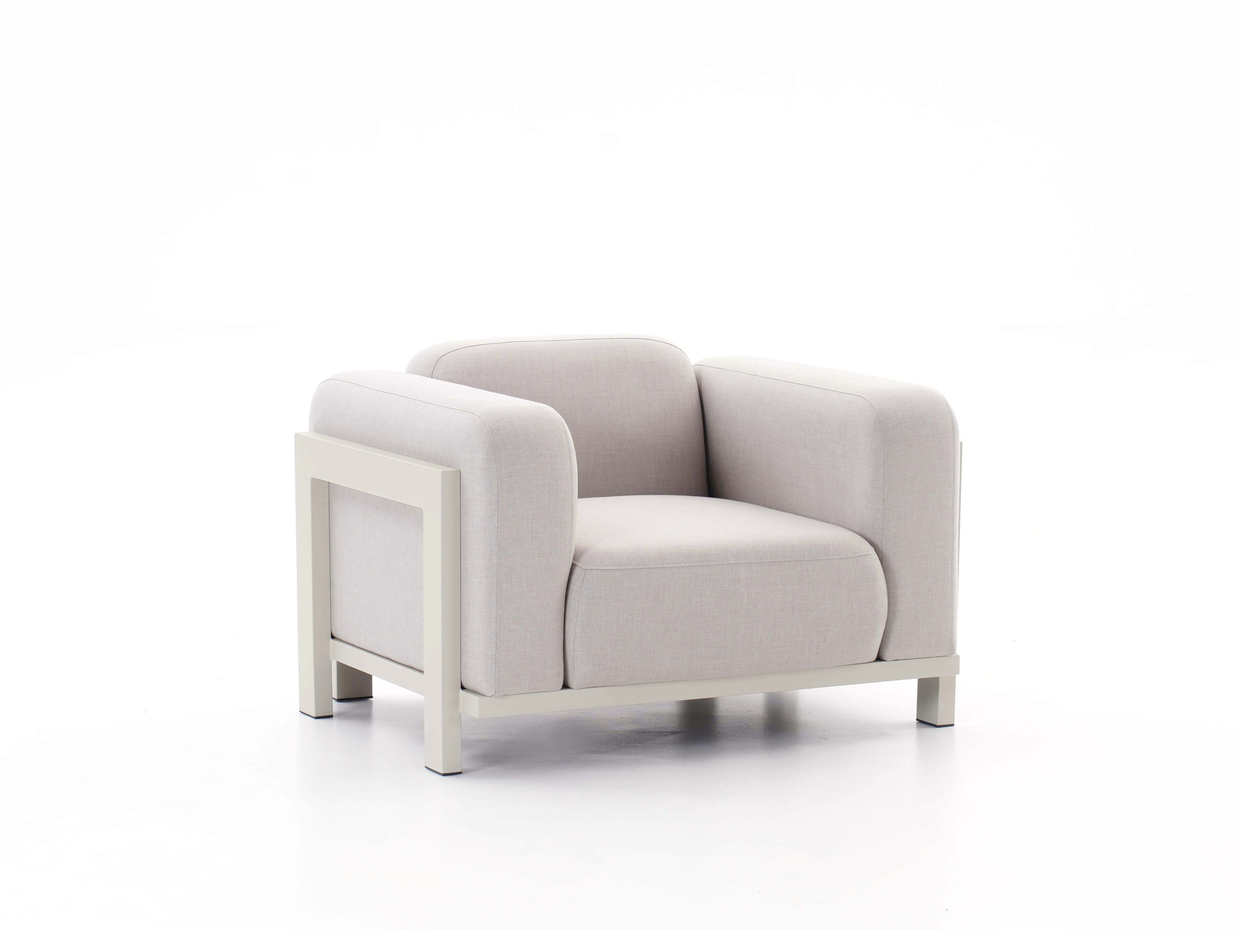 Noosaville Beige Outdoor Fabric Armchair 3