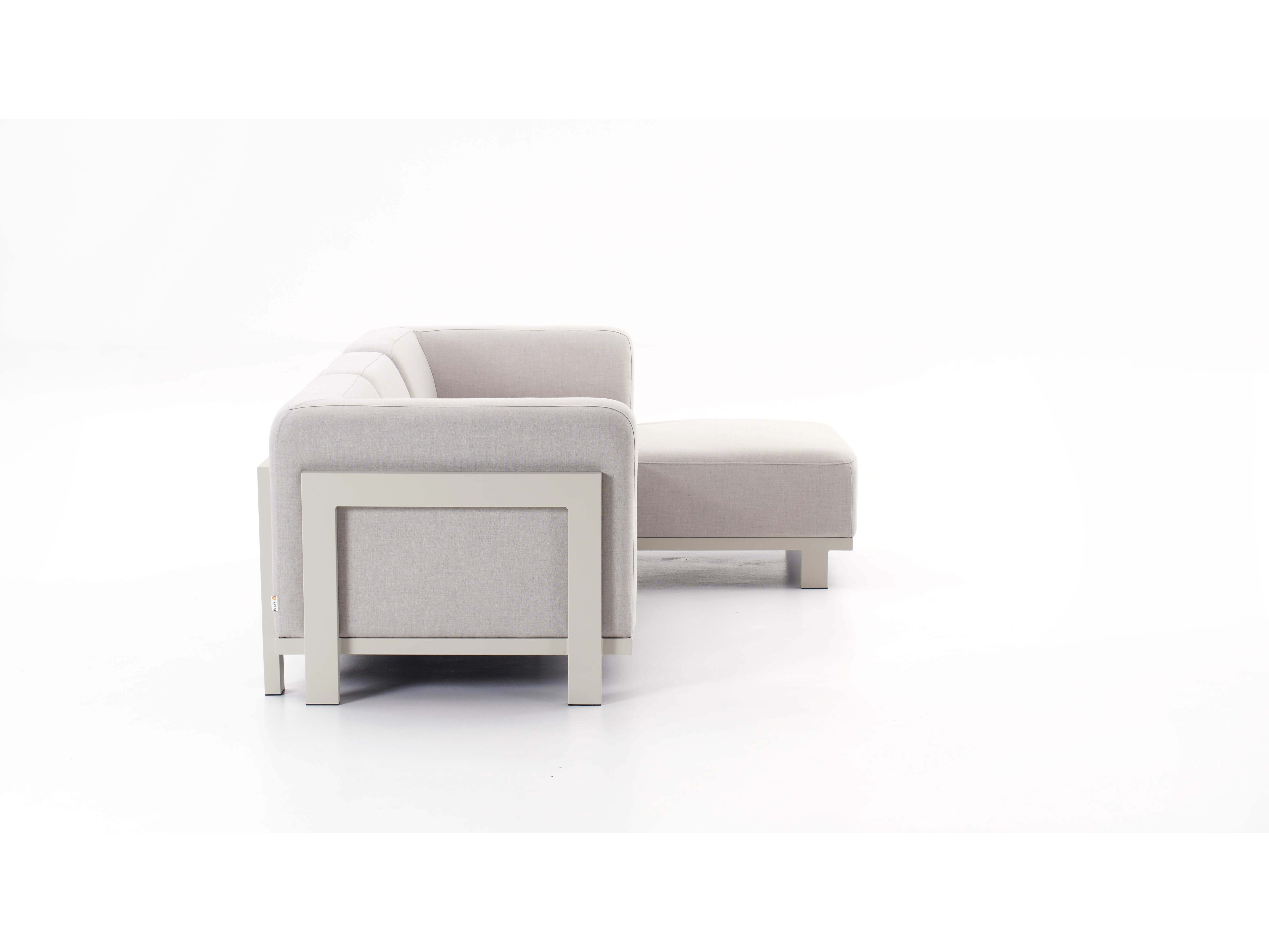 Noosaville Beige Outdoor Chaise Lounge 4