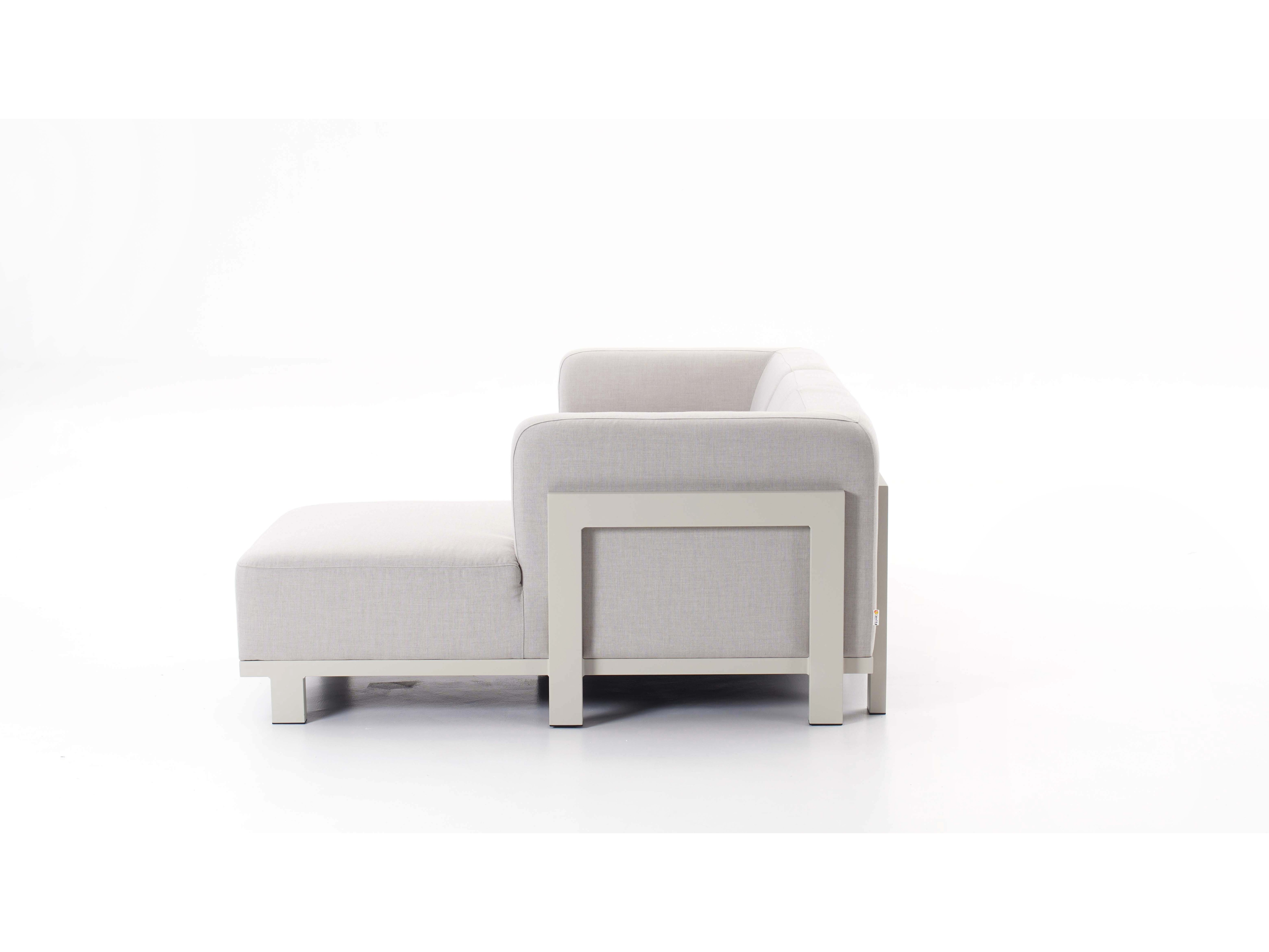 Noosaville Beige Outdoor Chaise Lounge 5