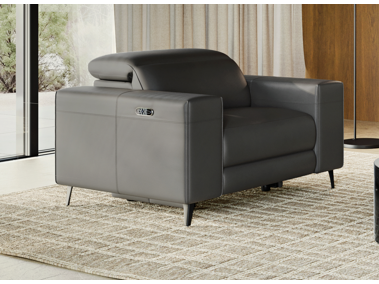 Stirling Leather Recliner Armchair 1