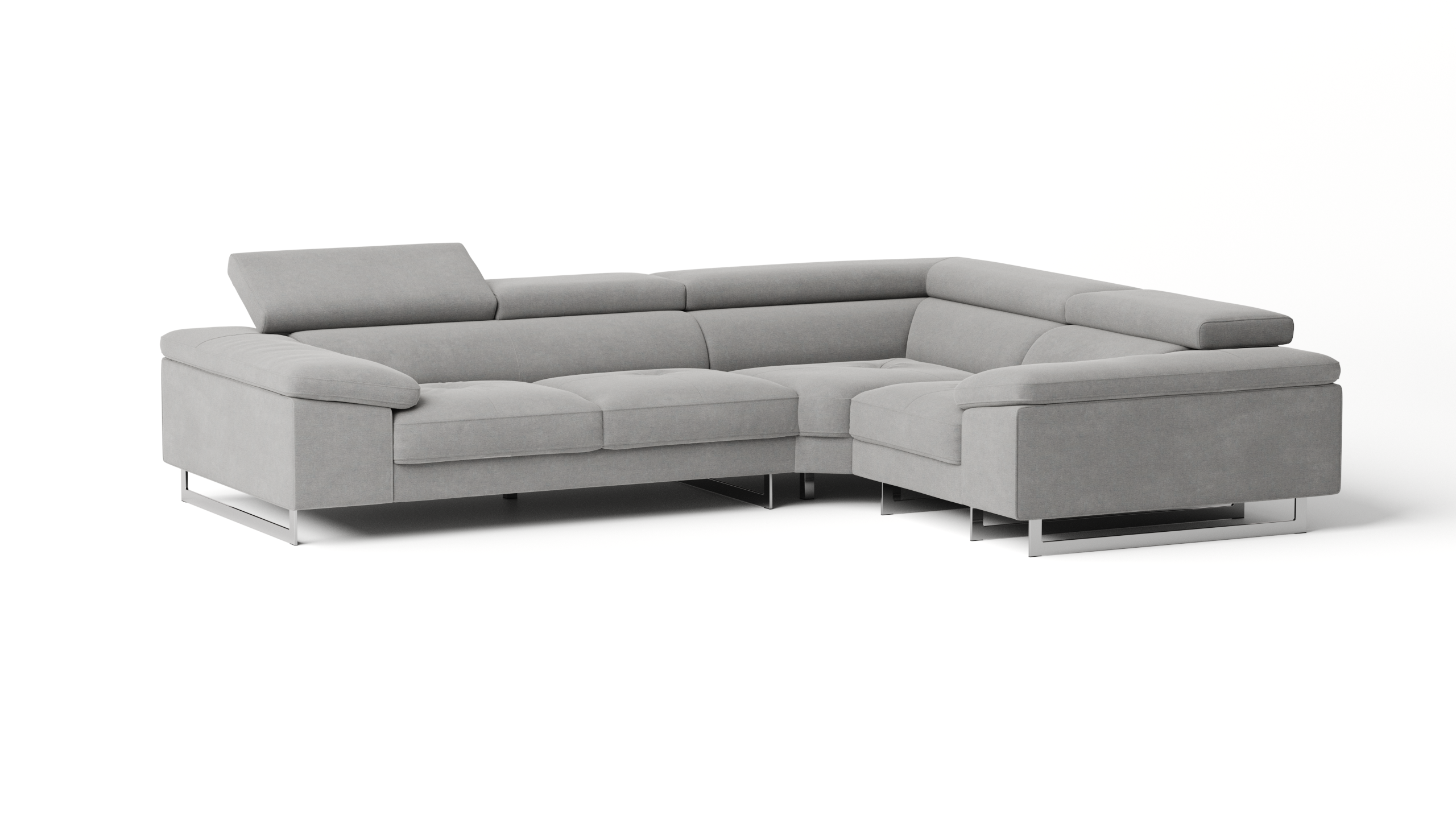 Boston Fabric Corner Lounge Option E