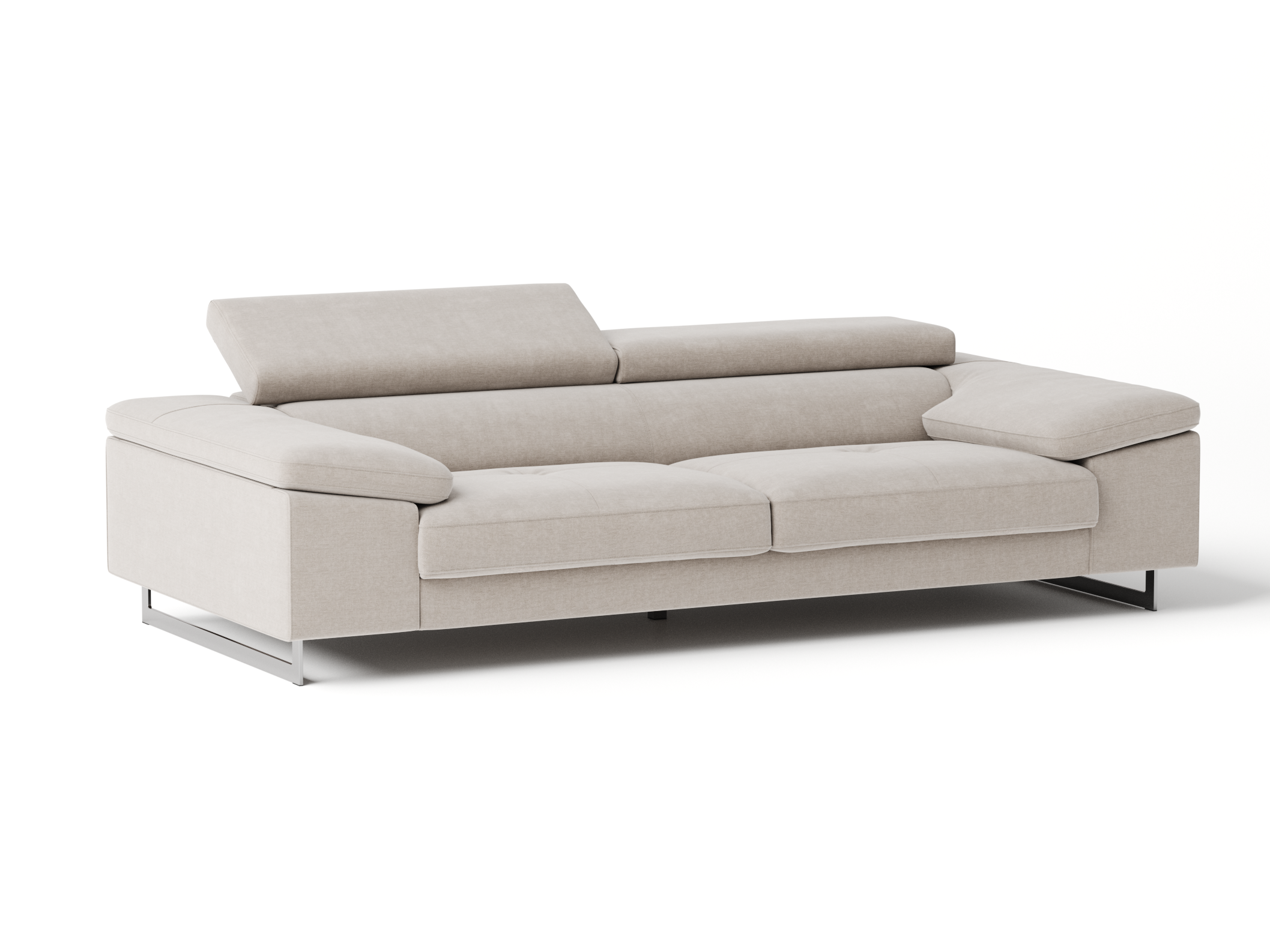 Boston Fabric Three Seat Sofa 8