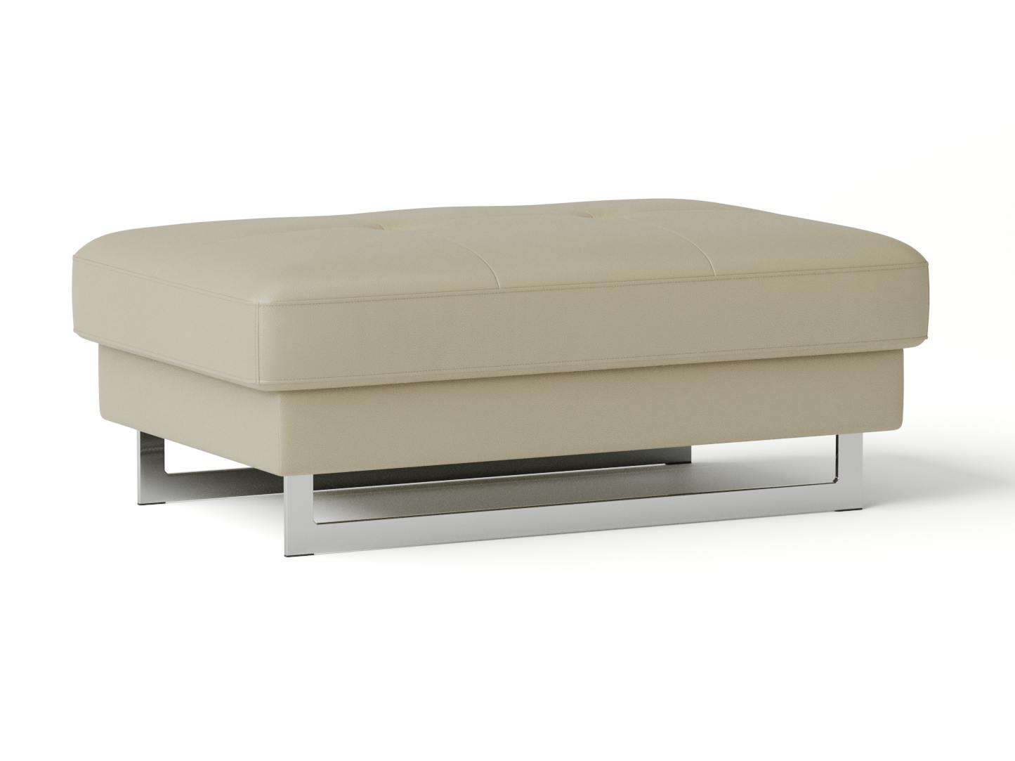 Boston Leather Ottoman 106x67x44