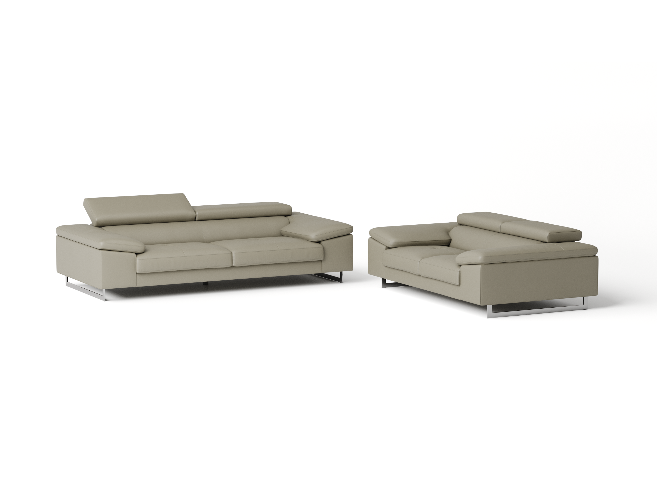 Boston Leather Sofa Suite 3 + 2 1