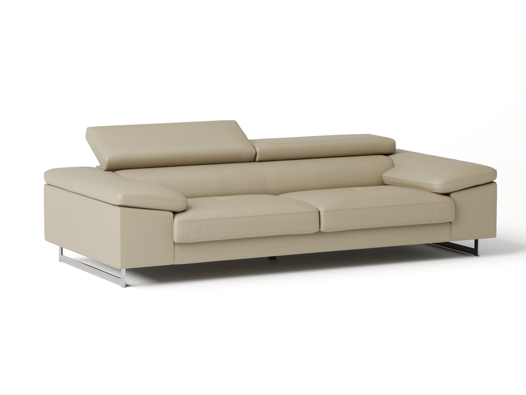 Boston Leather Three Seat Sofa