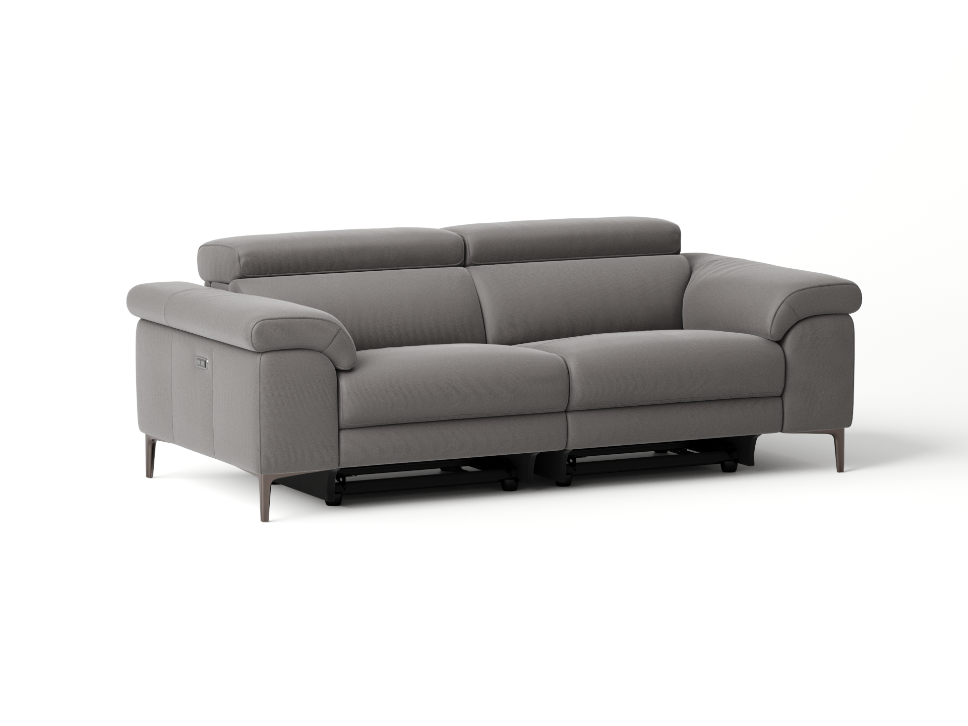 Carlisle Fabric Electric Recliner Three Seat Sofa 7