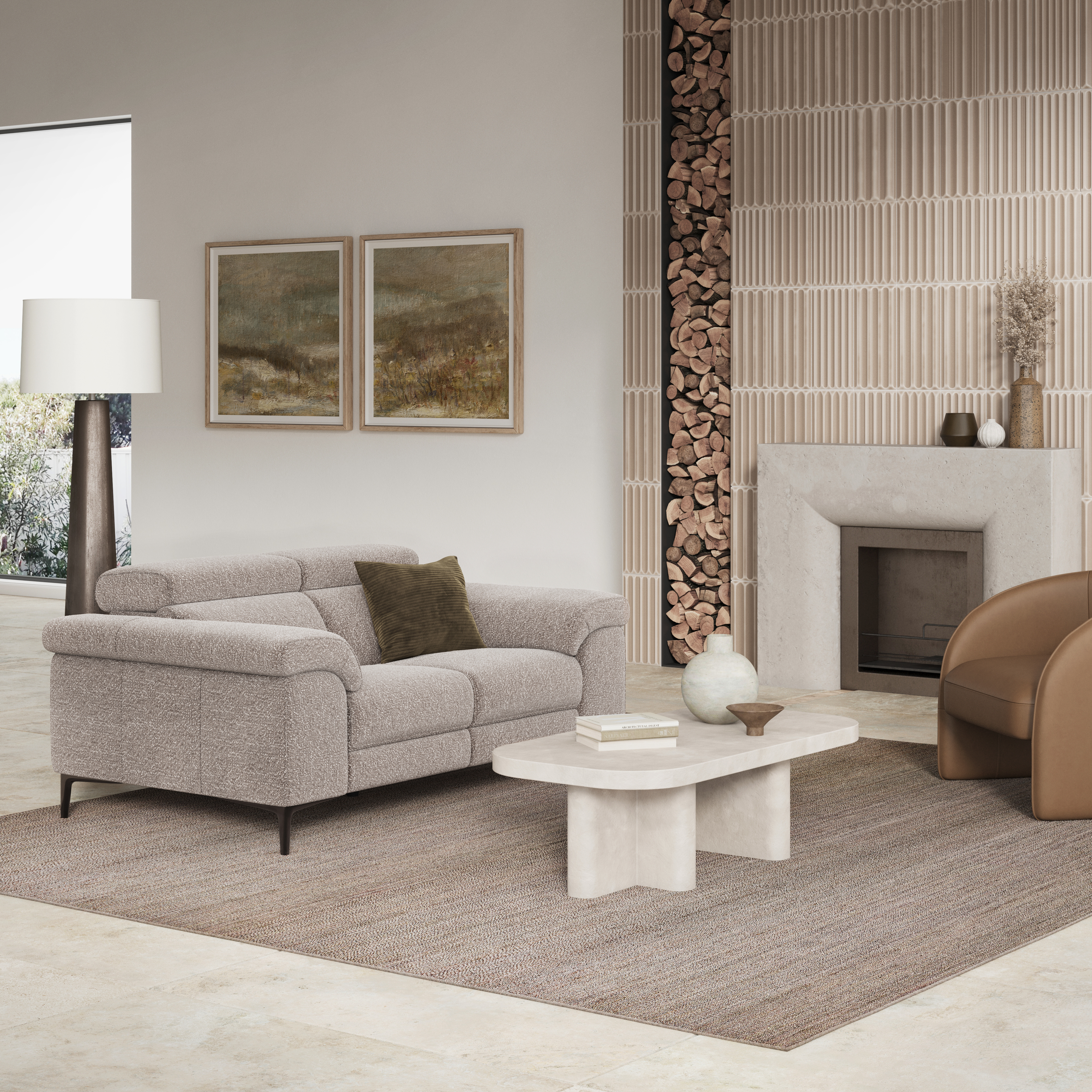 Carlisle Fabric Two Seat Sofa 5