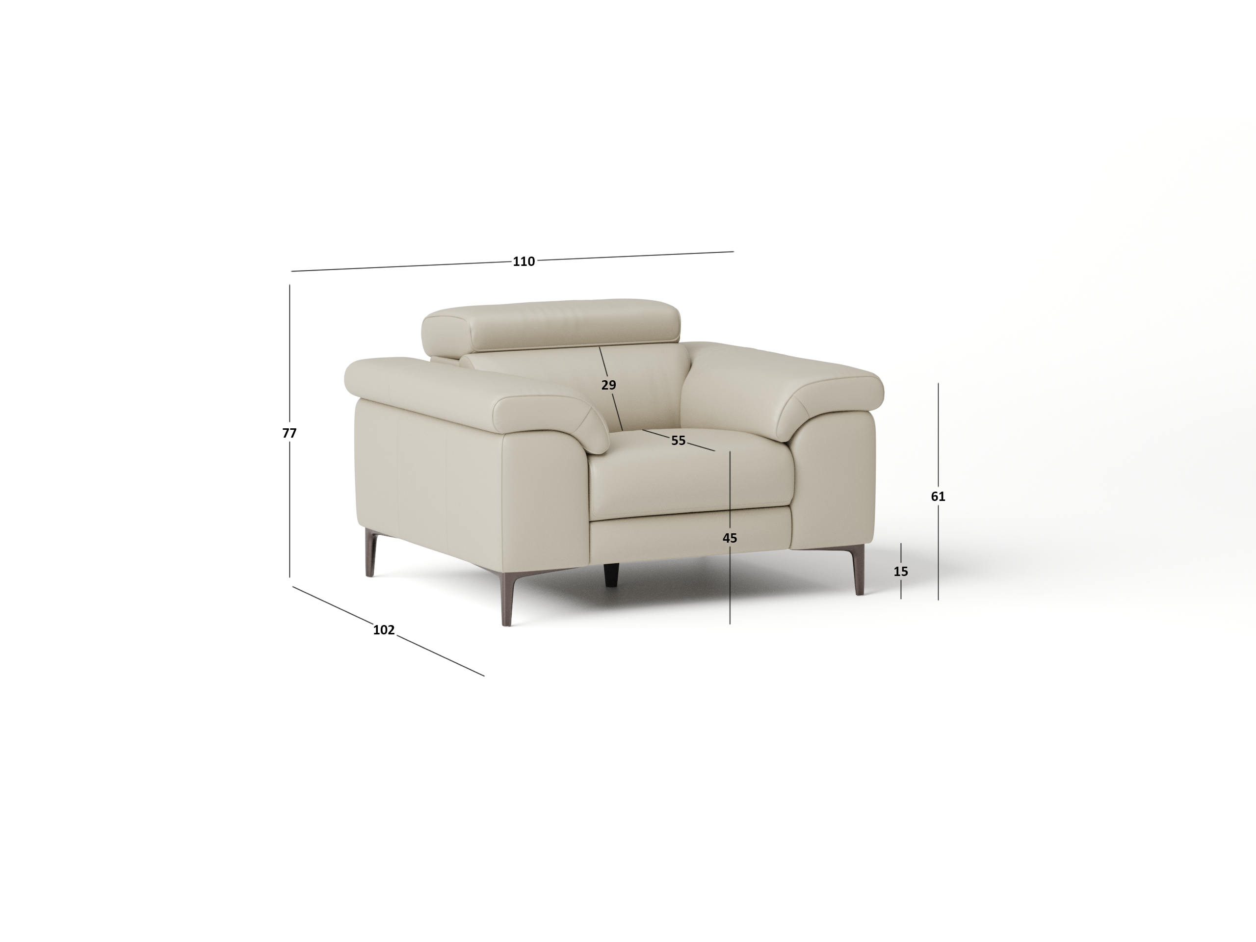Carlisle Leather Armchair 3