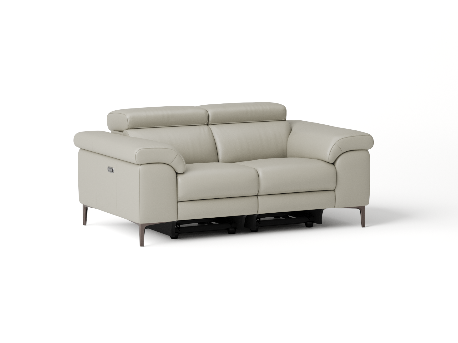 Carlisle Leather Two Seat Sofa Power Recliner 5