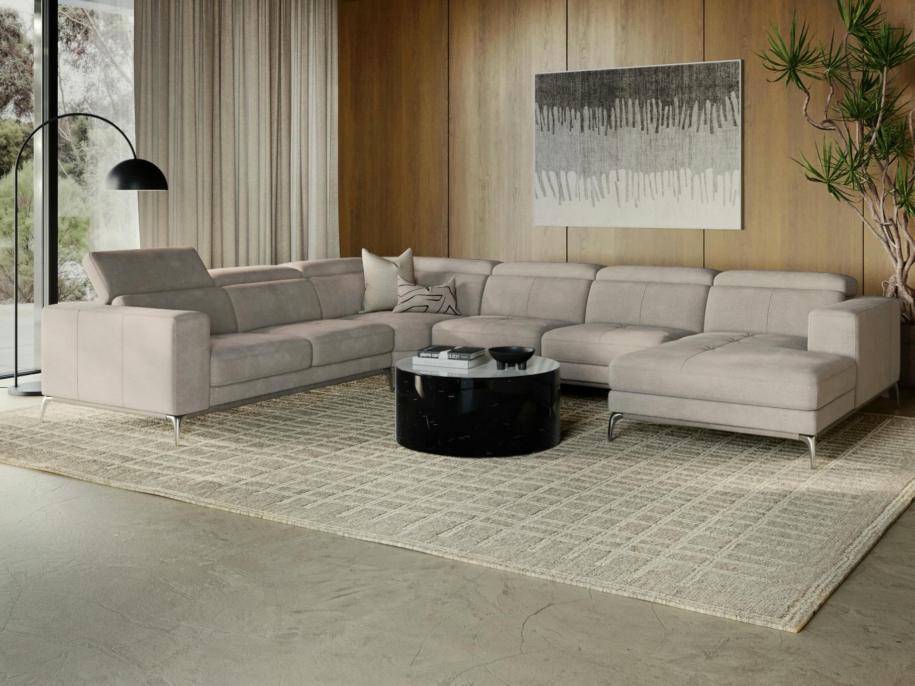 Club Fabric Modular Lounge Option A