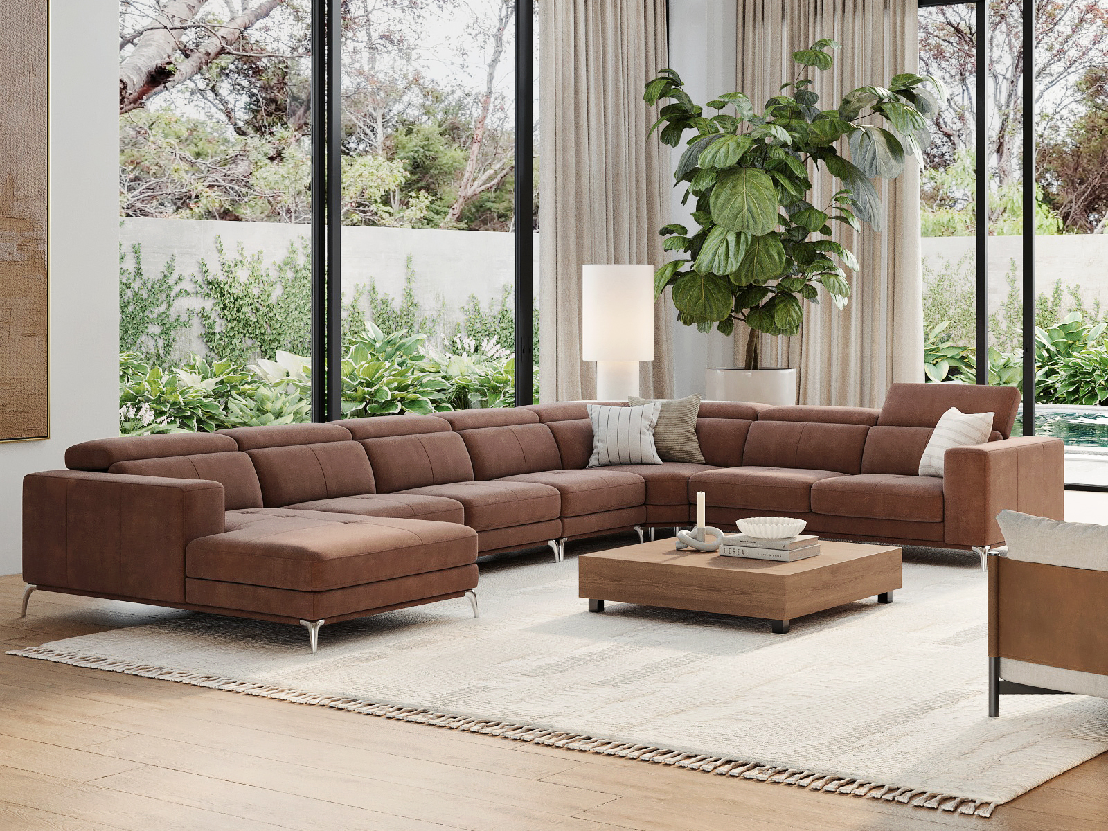 Club Fabric Modular Lounge Option B 1