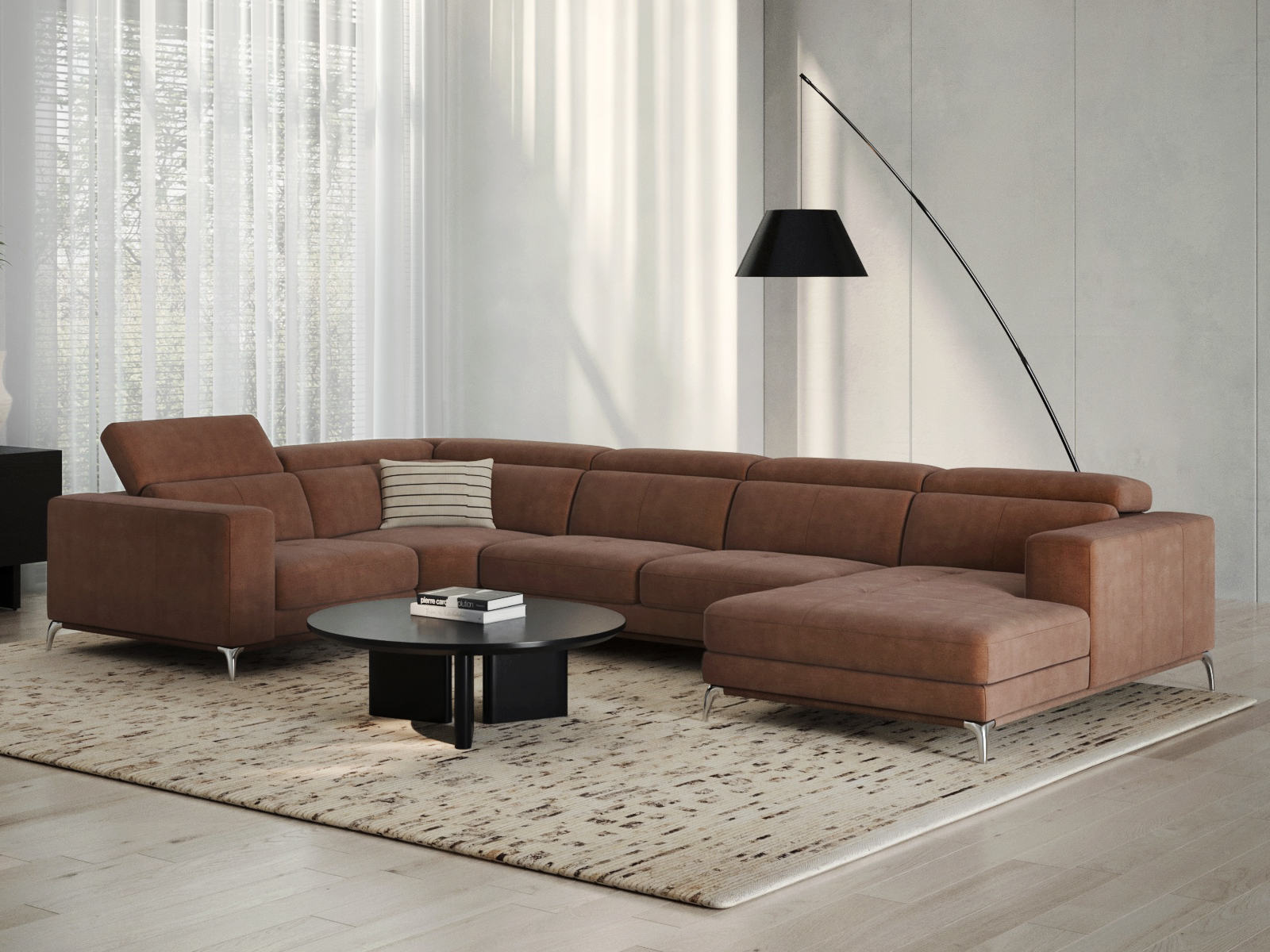 Club Fabric Modular Lounge Option C 1