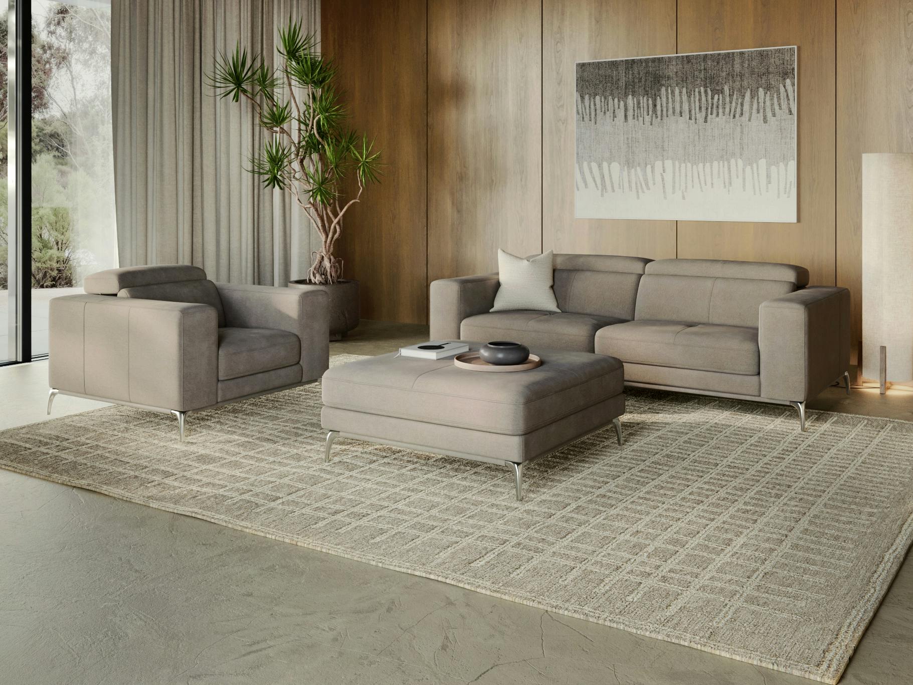 Club Fabric Sofa Suite 3 + 2 + 1