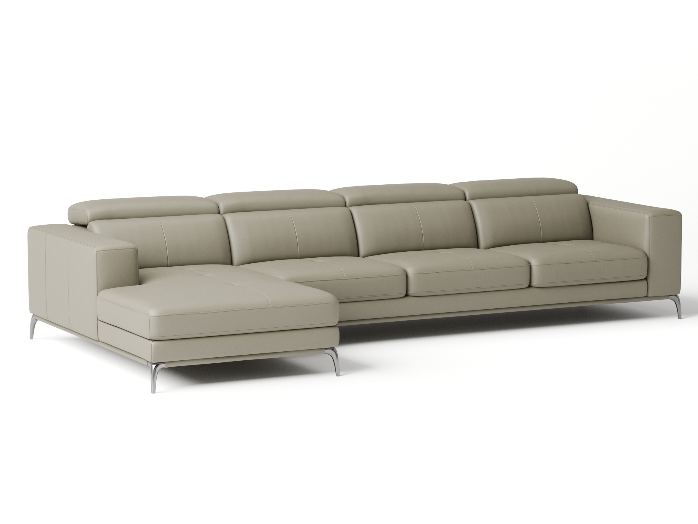 Club Leather Chaise Lounge Option B 6