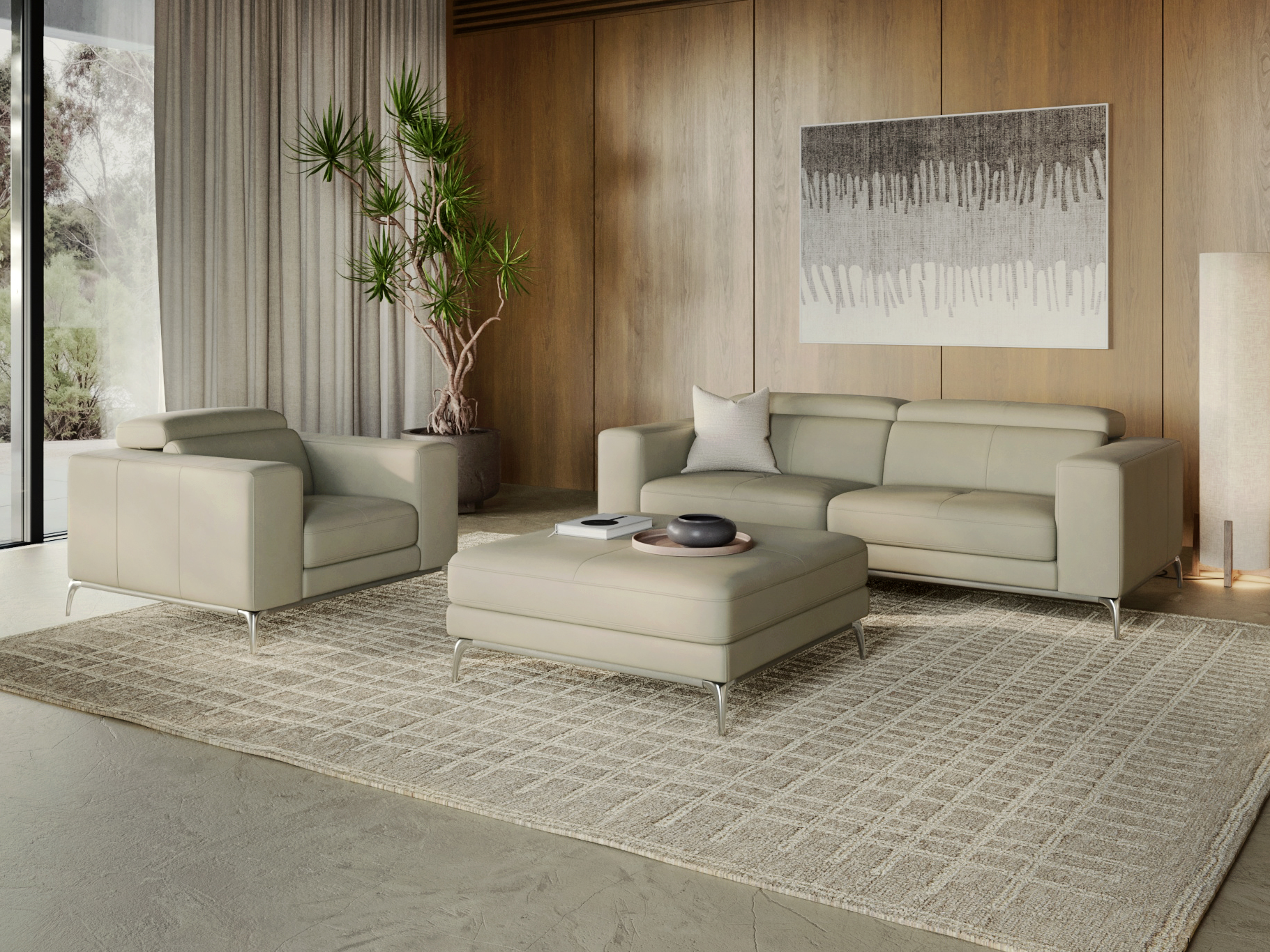 Club Leather Sofa Suite 3 + 2 + 1 7