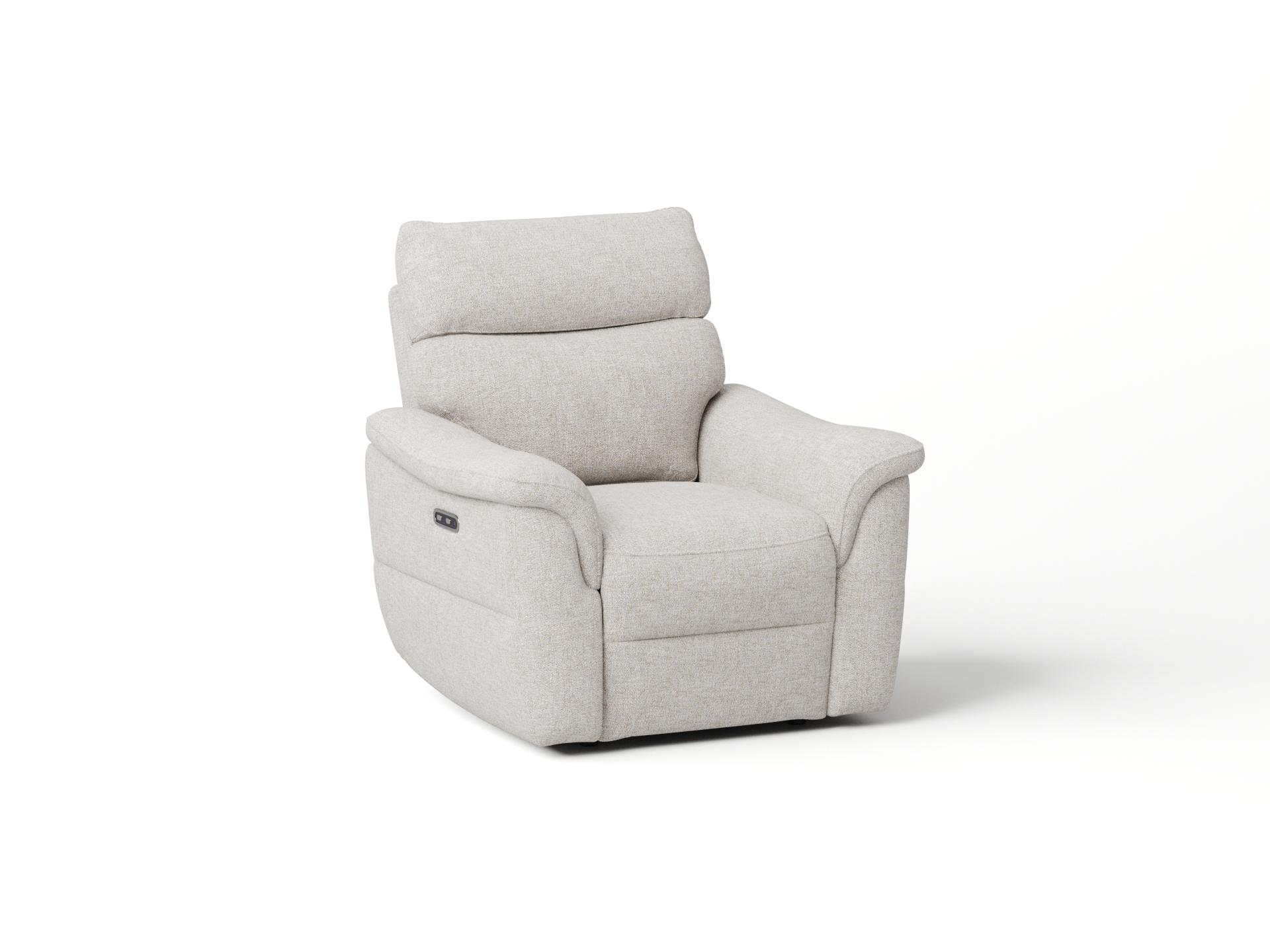 Edmond Fabric Armchair Power Recliner 3