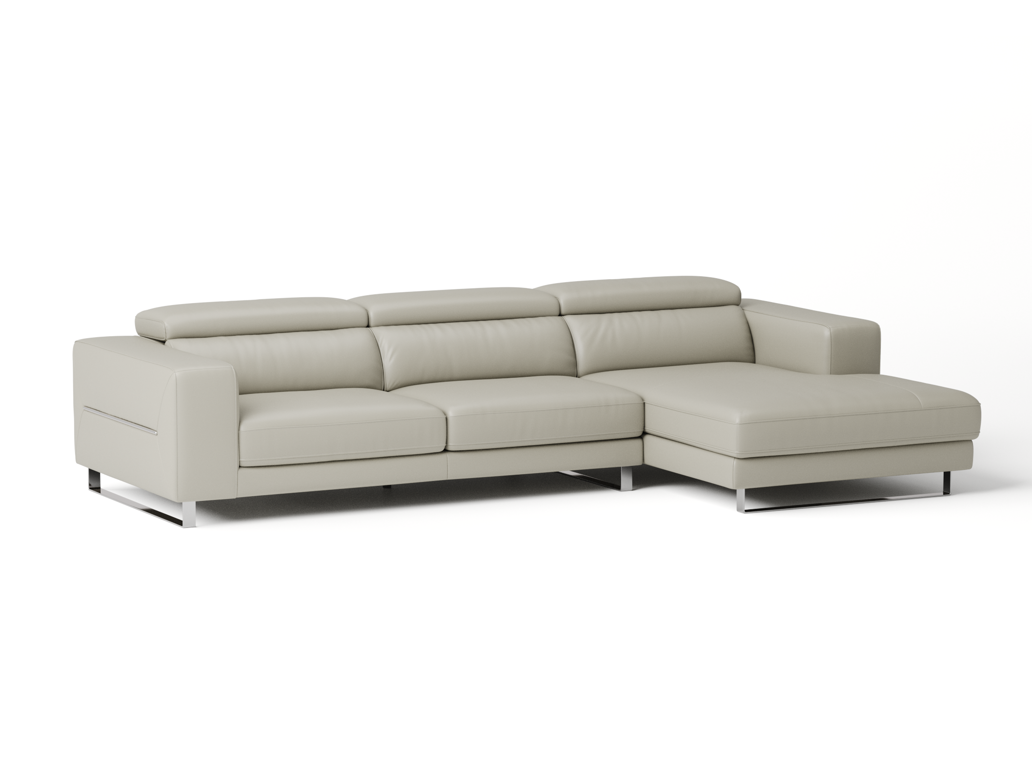 Elixir Leather Sliding Chaise Lounge 5