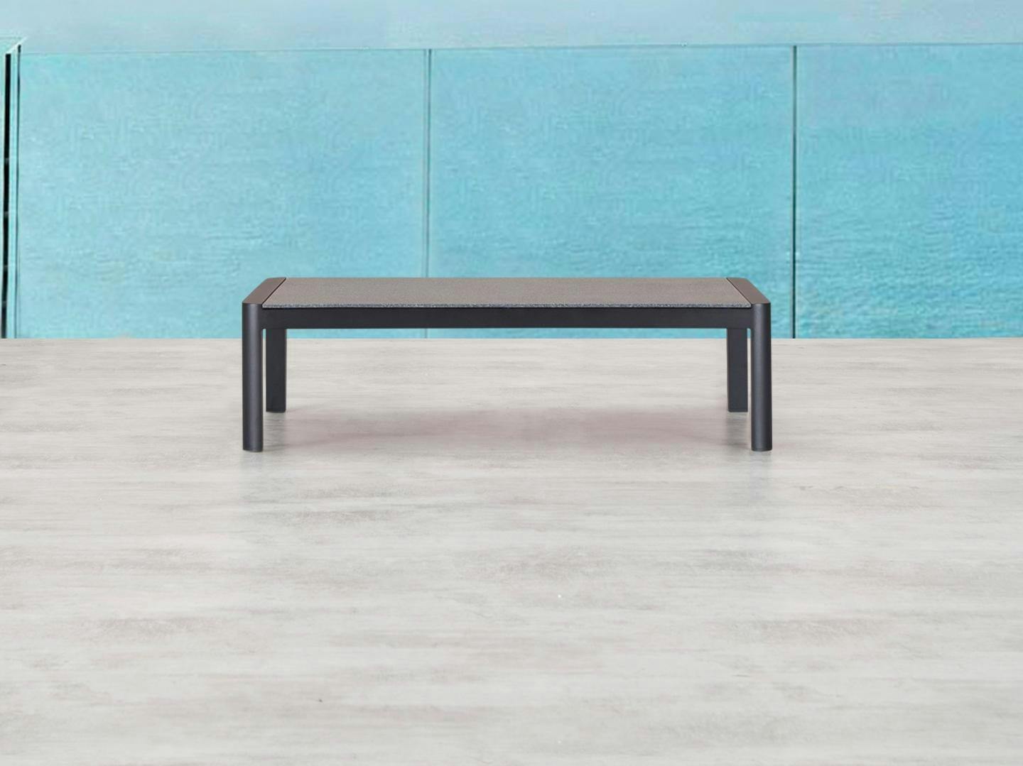 Klara Black Outdoor Coffee Table