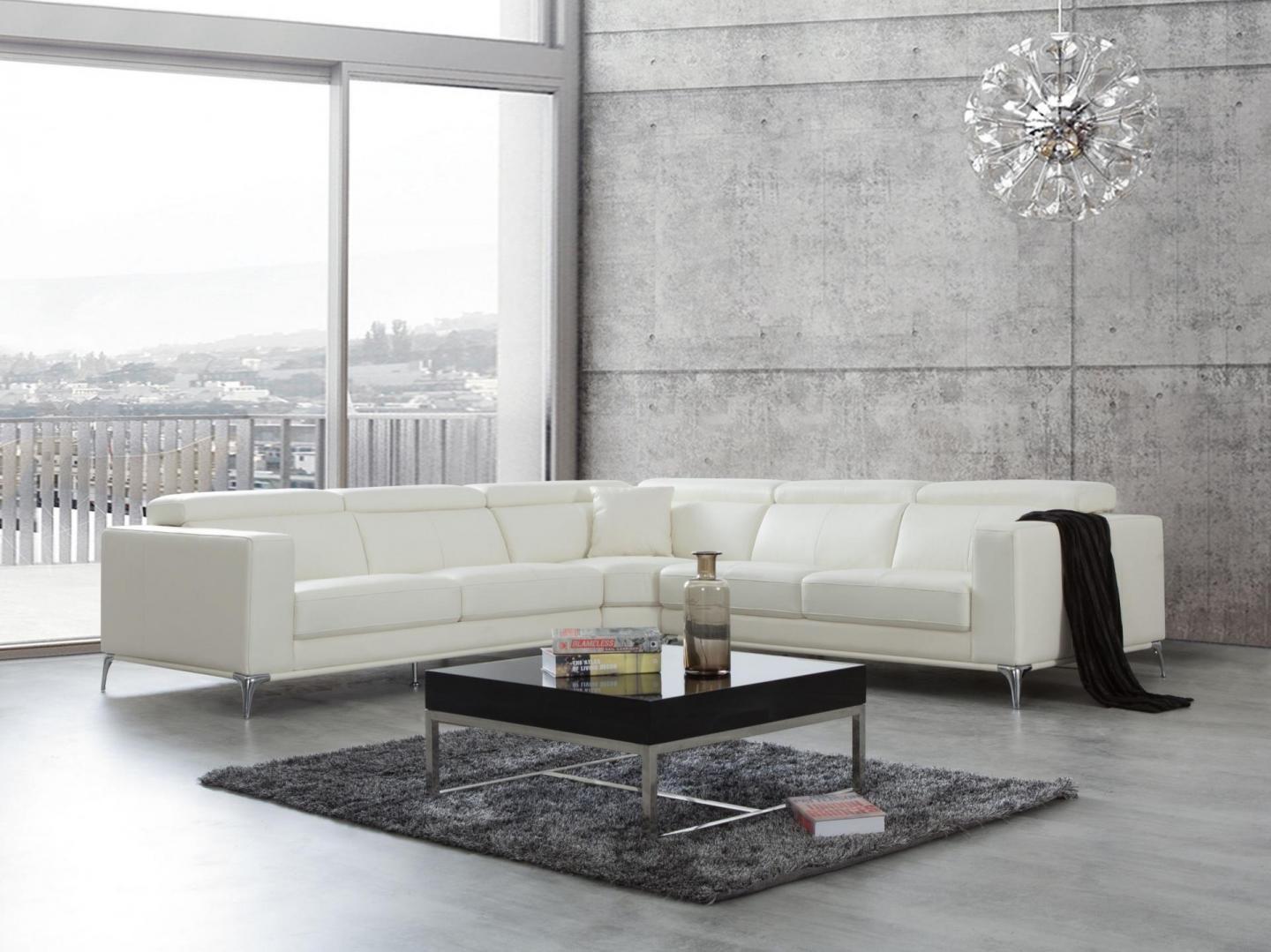 Club Leather Corner Lounge Option A 4