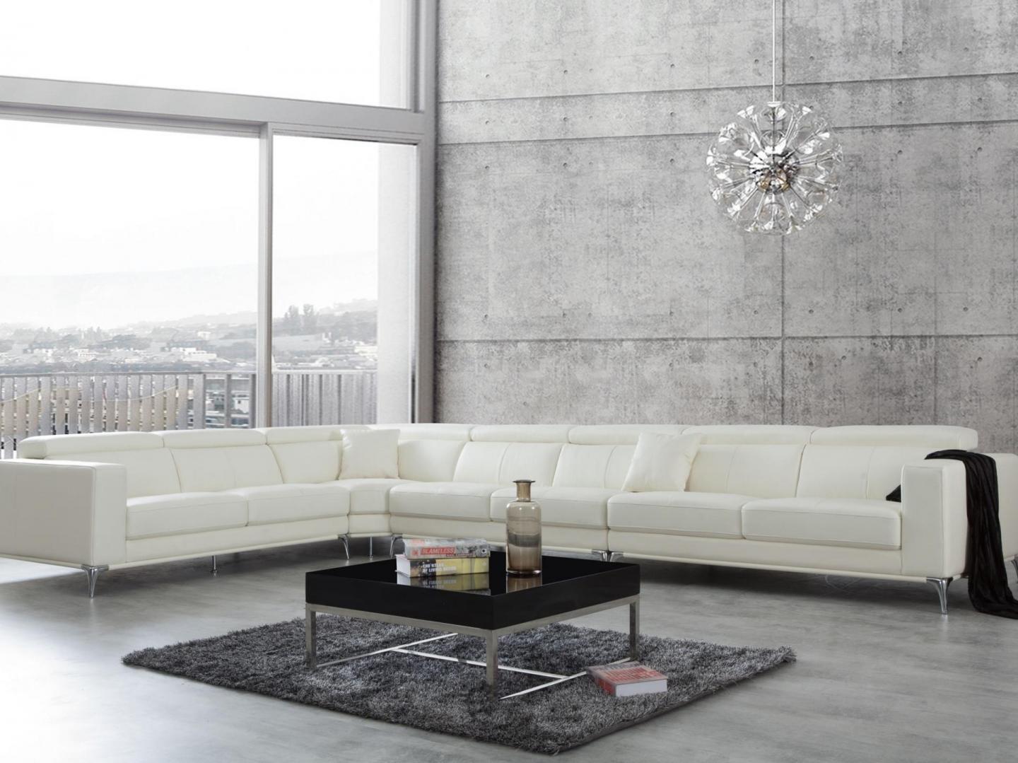 Club Leather Corner Lounge Option C