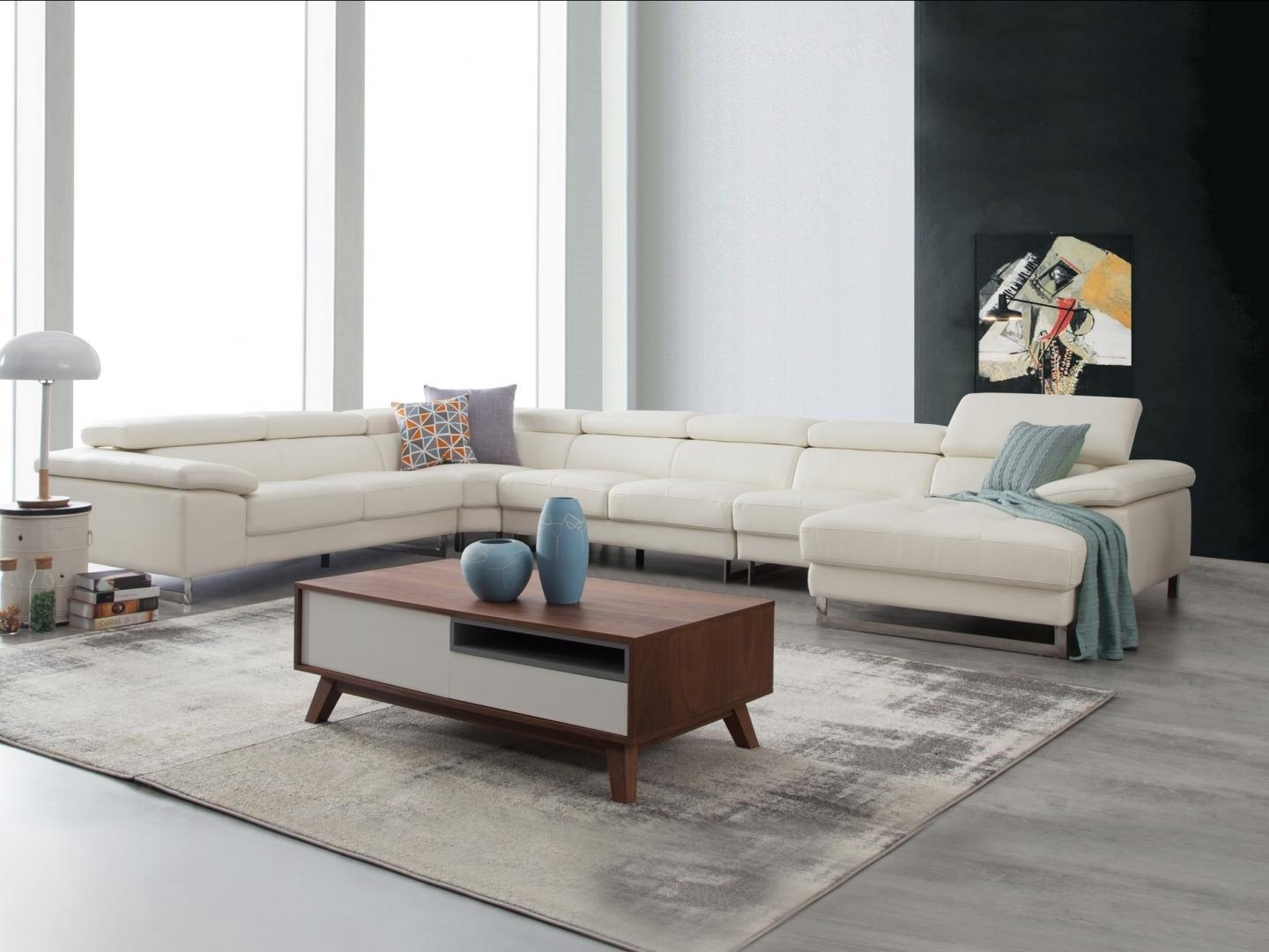 Boston Leather Modular Lounge Option B 2