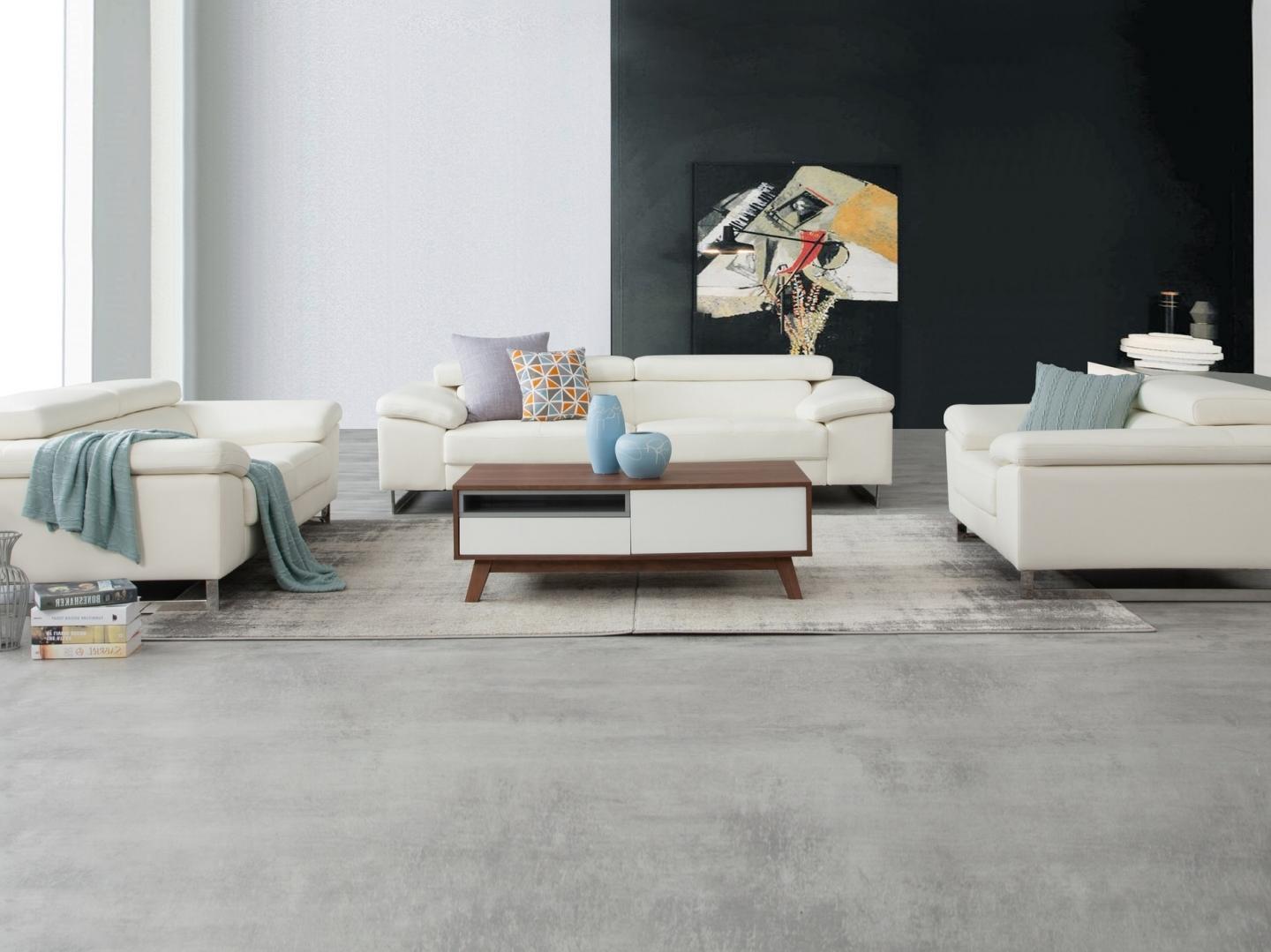 Boston Leather Sofa Suite 3 + 2 + 1 8