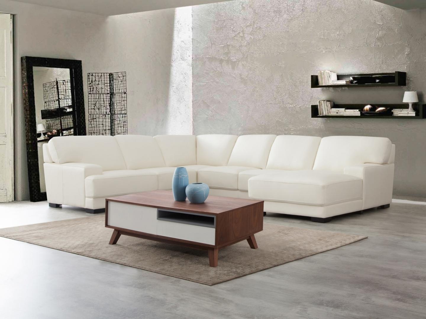 Volante Leather Modular Lounge Option A