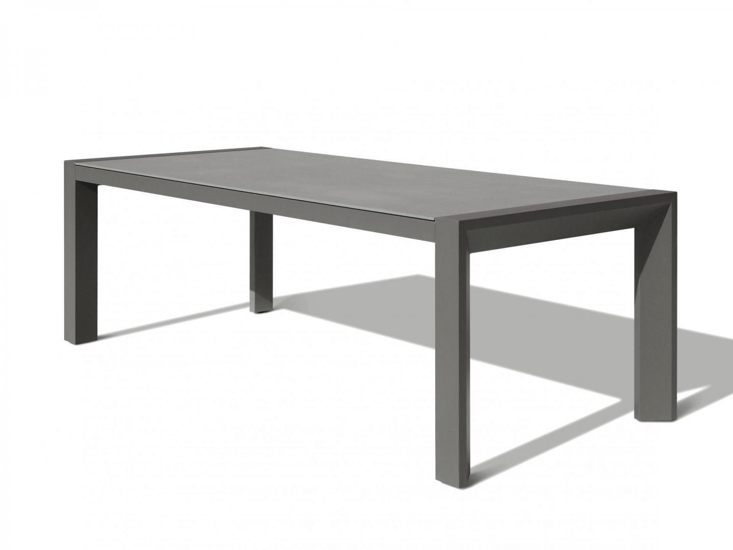 Santa Monica Charcoal Outdoor Dining Table 2