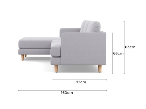 Stellar Fabric Chaise Lounge Option B 12