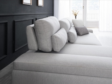 Karina2 Fabric Chaise Lounge Gray 6