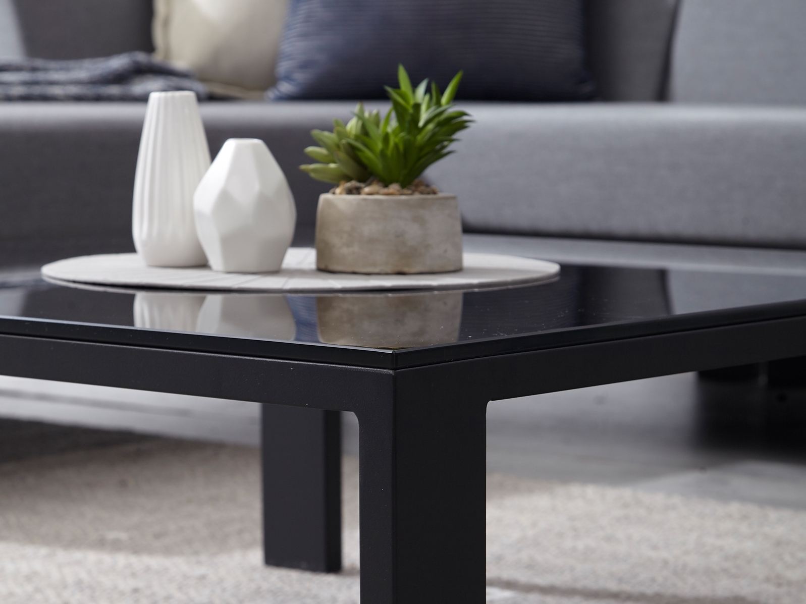 Lavi Black Outdoor Coffee Table 2