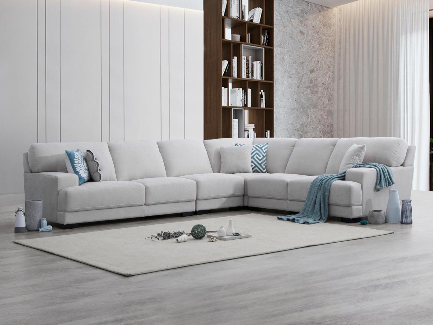 Volante Fabric Corner Lounge Option B