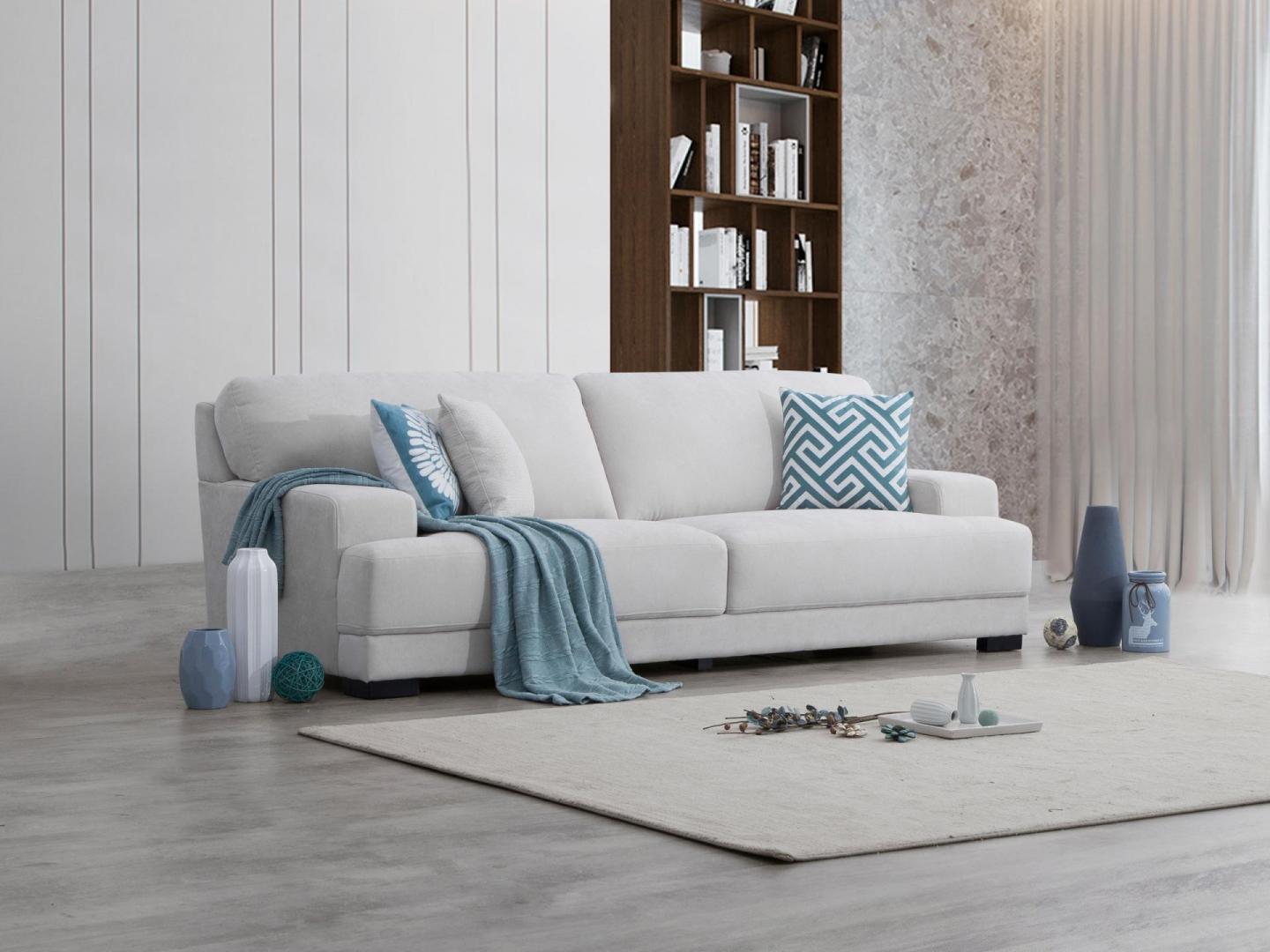 Volante Fabric Three Seat Sofa 2