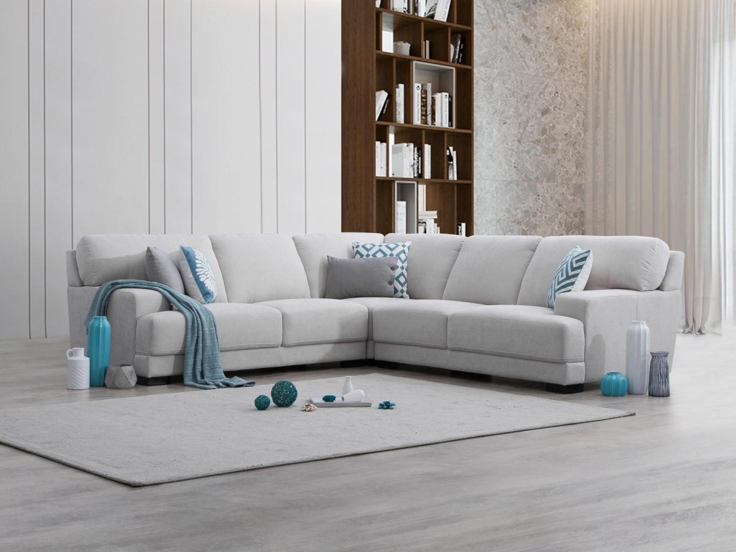 Volante Fabric Corner Lounge Option A