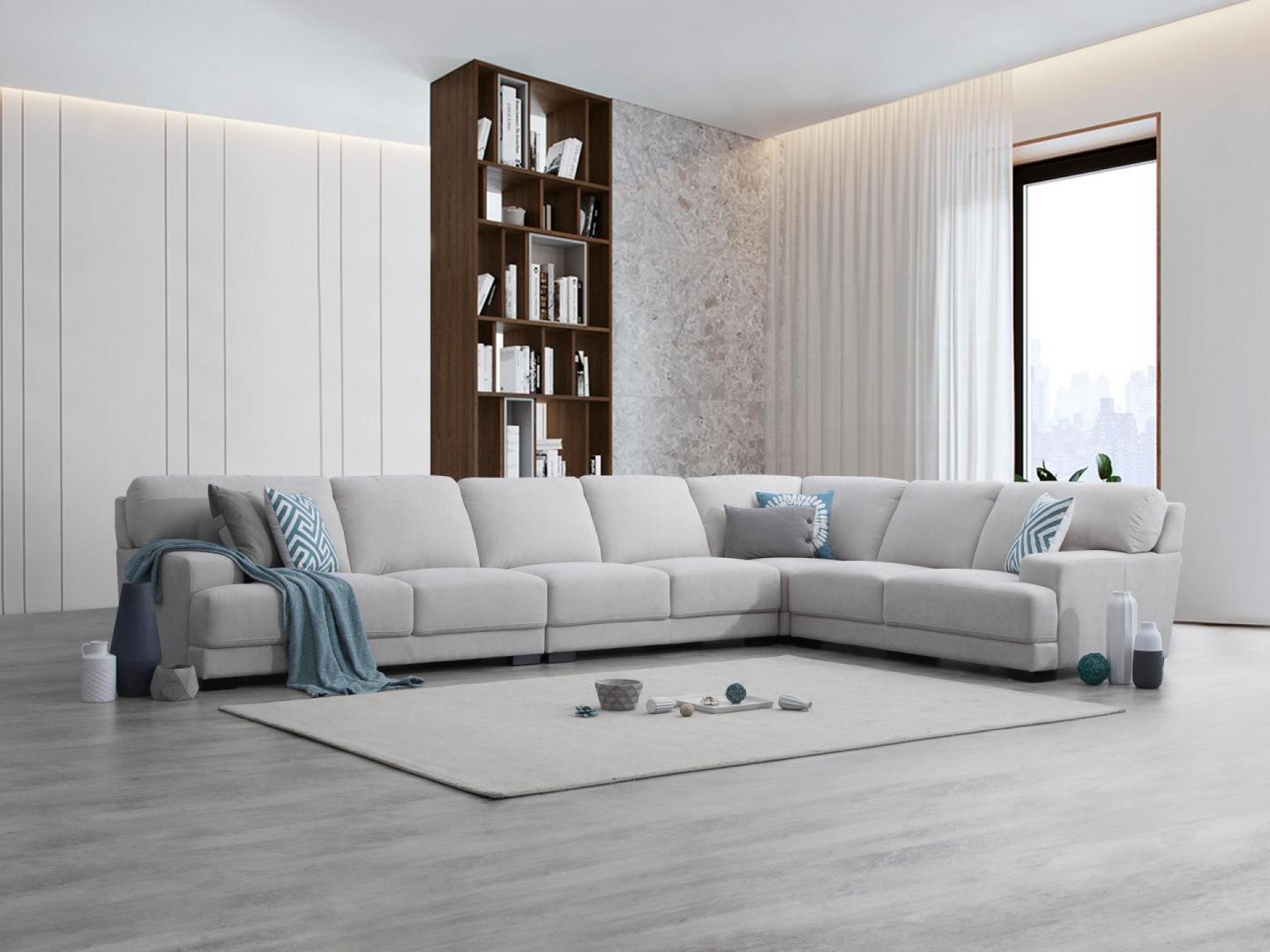 Volante Fabric Corner Lounge Option C