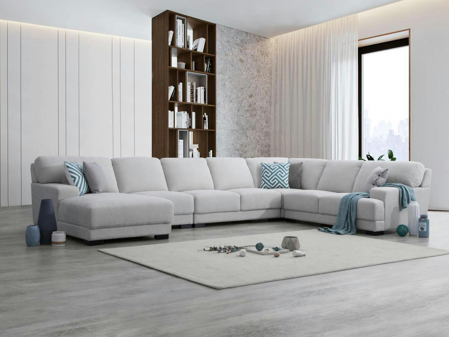 Volante Fabric Modular Lounge Option B