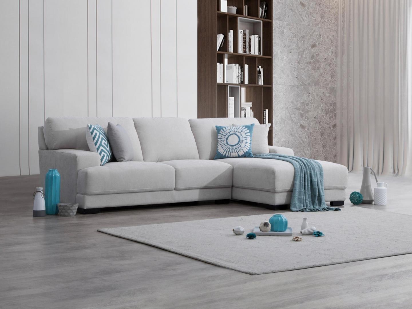 Volante Fabric Chaise Lounge Option A 2