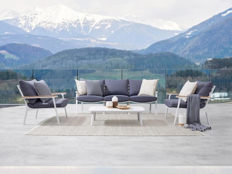 Venice Outdoor Sofa Suite 3 + 1 + 1 With Coffee Table 1