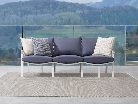 VENICE Outdoor Three Seater Sofa (Sold As Is, Warranty Void - Sku3580)