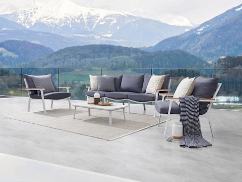 Venice Outdoor Sofa Suite 3 + 1 + 1 With Coffee Table 2