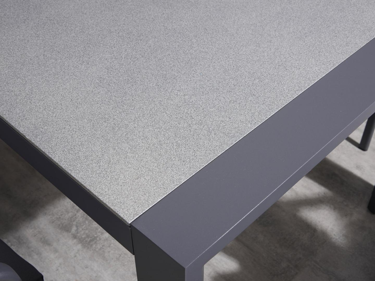 Santa Monica Charcoal Outdoor Dining Table 5