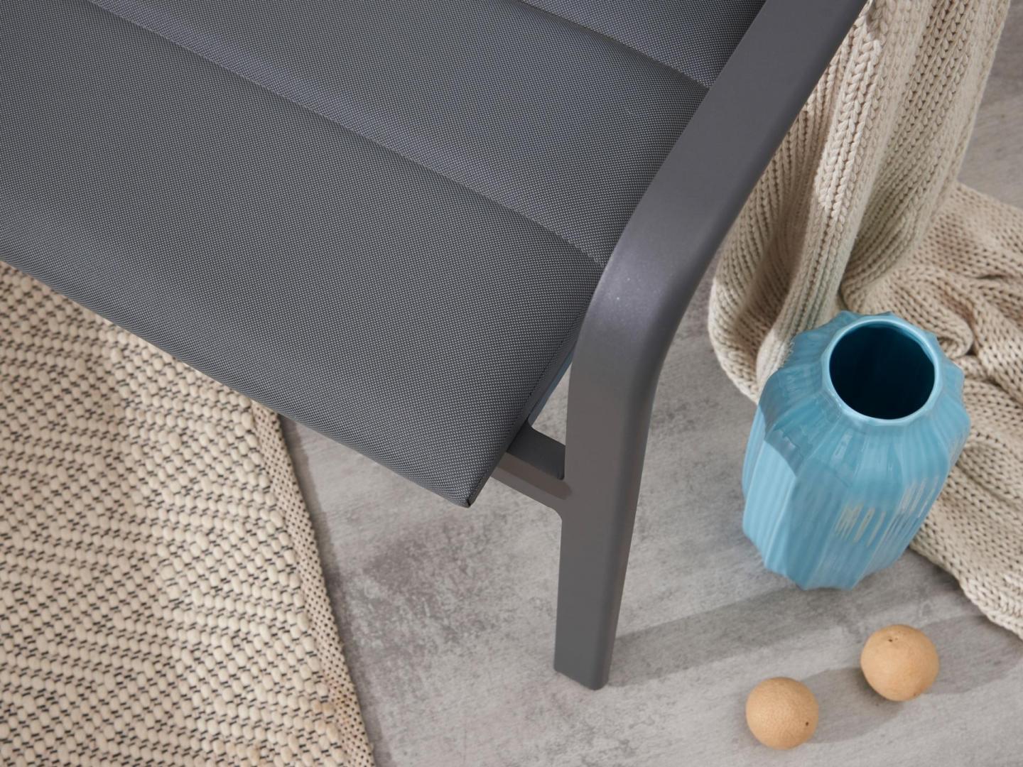 Santa Monica Charcoal 9-piece Outdoor Dining Set With Santa Monica Chairs 5