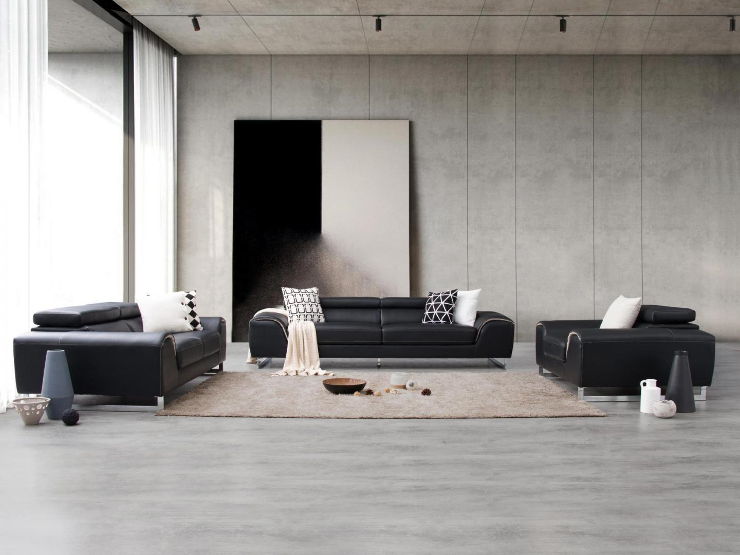 Cleo Leather Sofa Suite 3 + 2 + 1 3